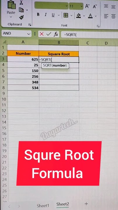 Square Root Formula In Excel excelformula shorts exceltricks YouTube square-root-formula-in-excel-excelformula-shorts-exceltricks-youtube
