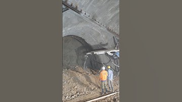 Primary sprayed concrete lining.(SCL) #shotcrete #underground #tunnelling #civilengineering