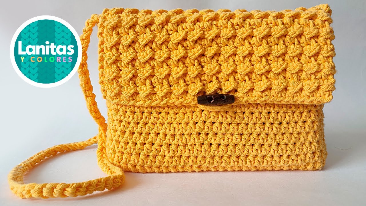 😍BEAUTIFUL wallet or crocheted step by | Lanitas and Colores - YouTube