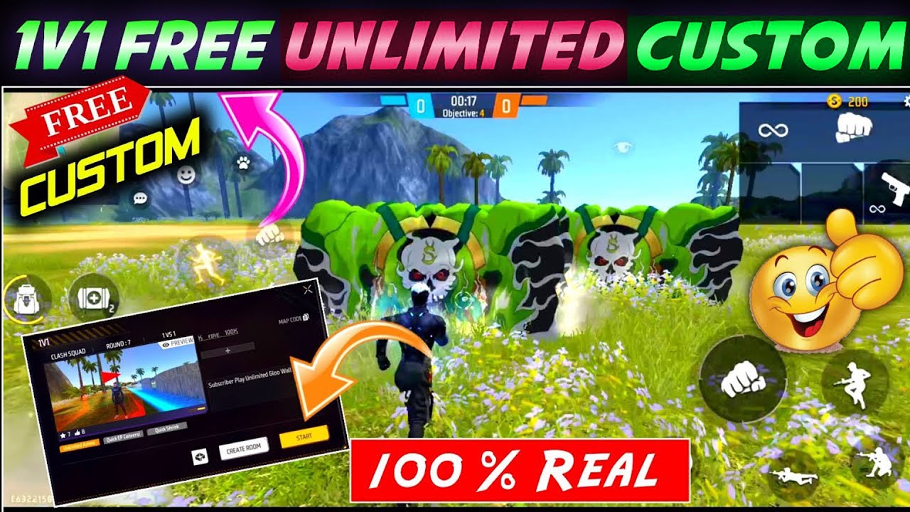 🔥 Free Mein Custom Kaise  Khele।Free Custom Kaise Khele।1v1 Unlimited Custom Trick 😱 || Without Card