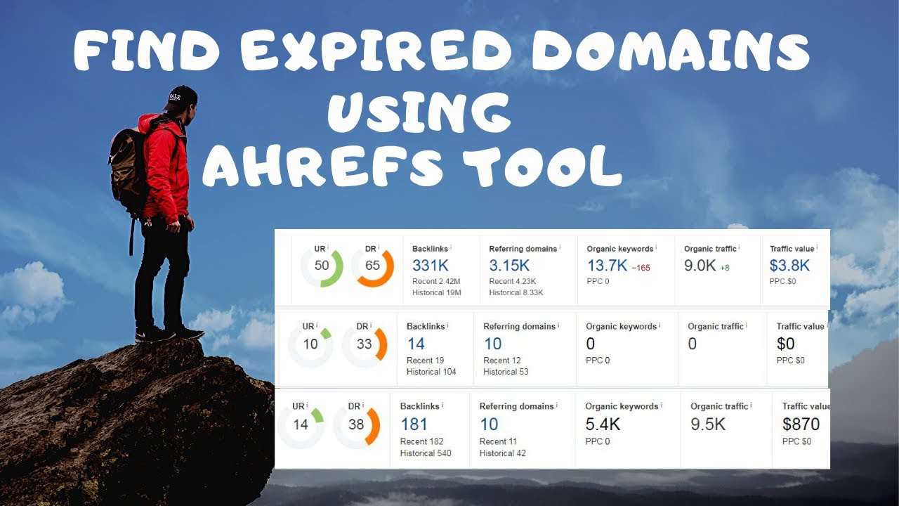 How To Find Expired Domain Using Ahrefs High Authority Domain - YouTube