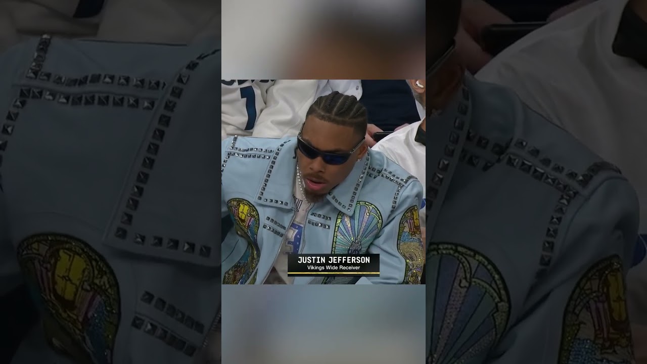 Justin Jefferson at Suns vs. Timberwolves Game 1 👀