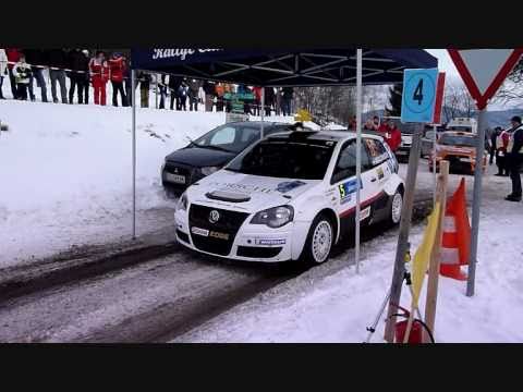 Jänner Rallye 2011 - Andreas Waldherr - Bernhard Ettel (Volkswagen Polo S2000) na shakedownu - YouTube