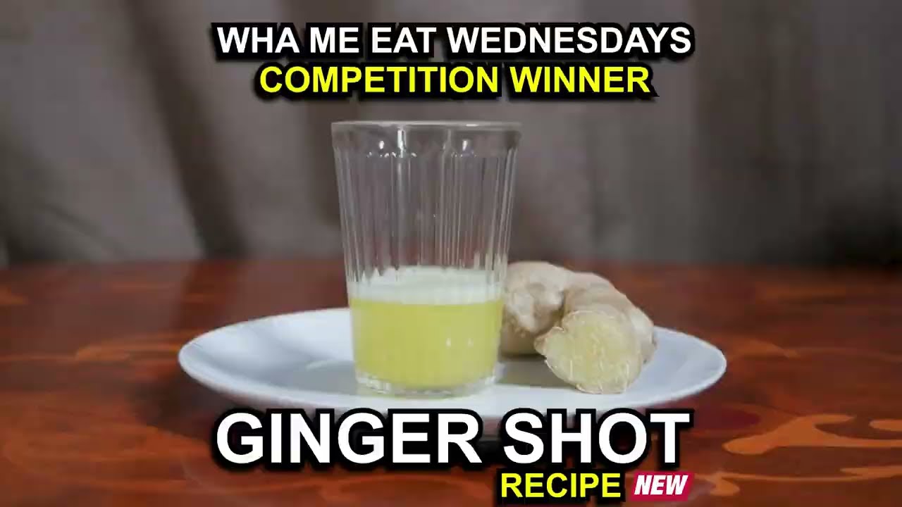 ⁣Macka B's Wha Me Eat Wednesdays 'Ginger Shot' Competition Winner Recipe