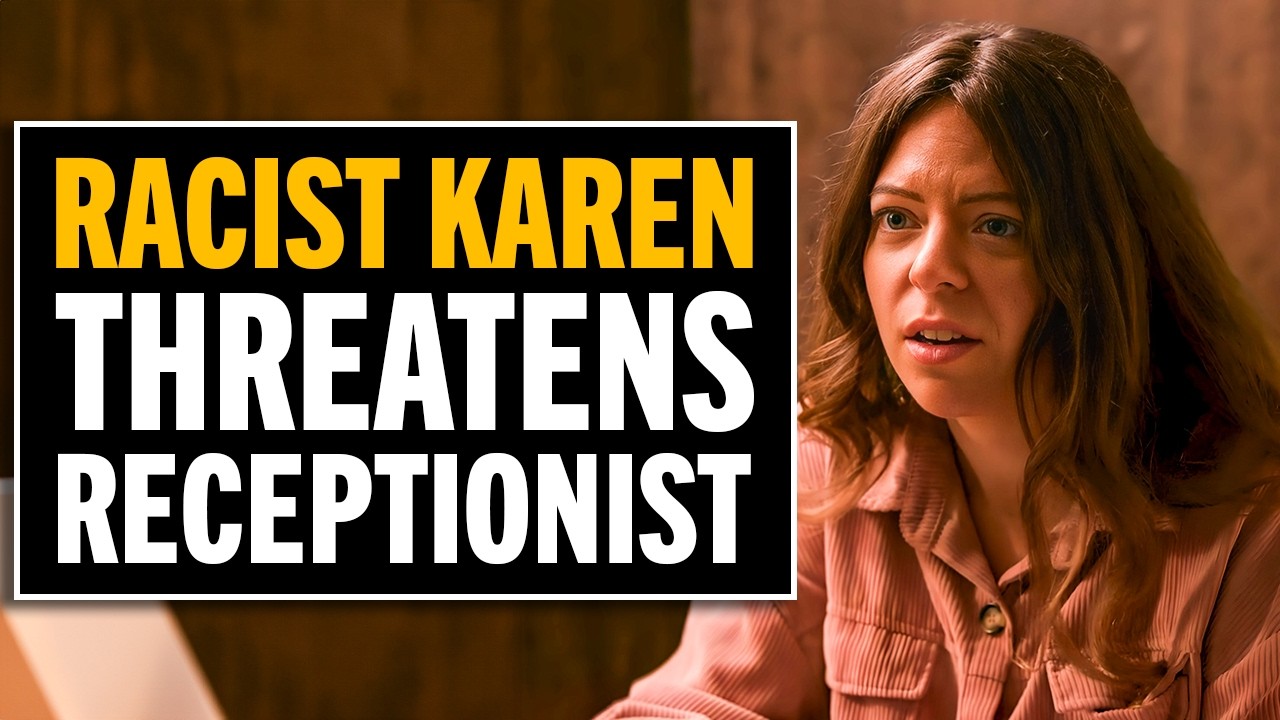 Racist Karen Threatens Black Receptionist, She Gets What She Deserves!