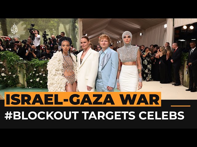 #Blockout 2024 boycotting celebrities over Gaza silence | Al Jazeera Newsfeed class=