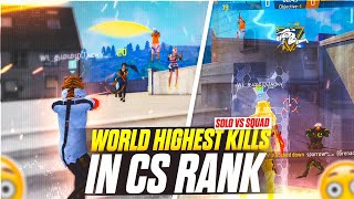 MOST HIGHEST KILLS IN ONE GAME 😱🎯 CS RANK CHALLENGE 🔥