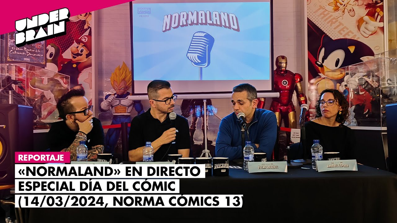Normaland en directo · Especial Día Del Cómic 2024 (Norma Cómics 13, Barcelona) ⚡ Underbrain