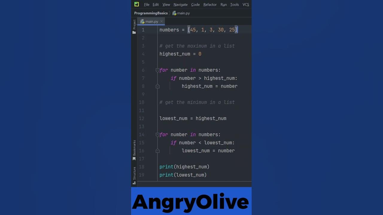 The Min and Max Functions in Python - YouTube