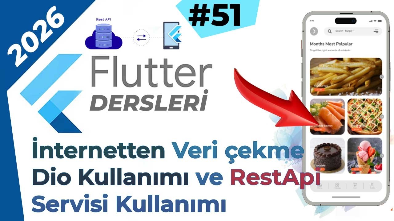 Flutter Dio Paketi ile REST API Kullanımı ve İnternetten Veri Çekme ...
