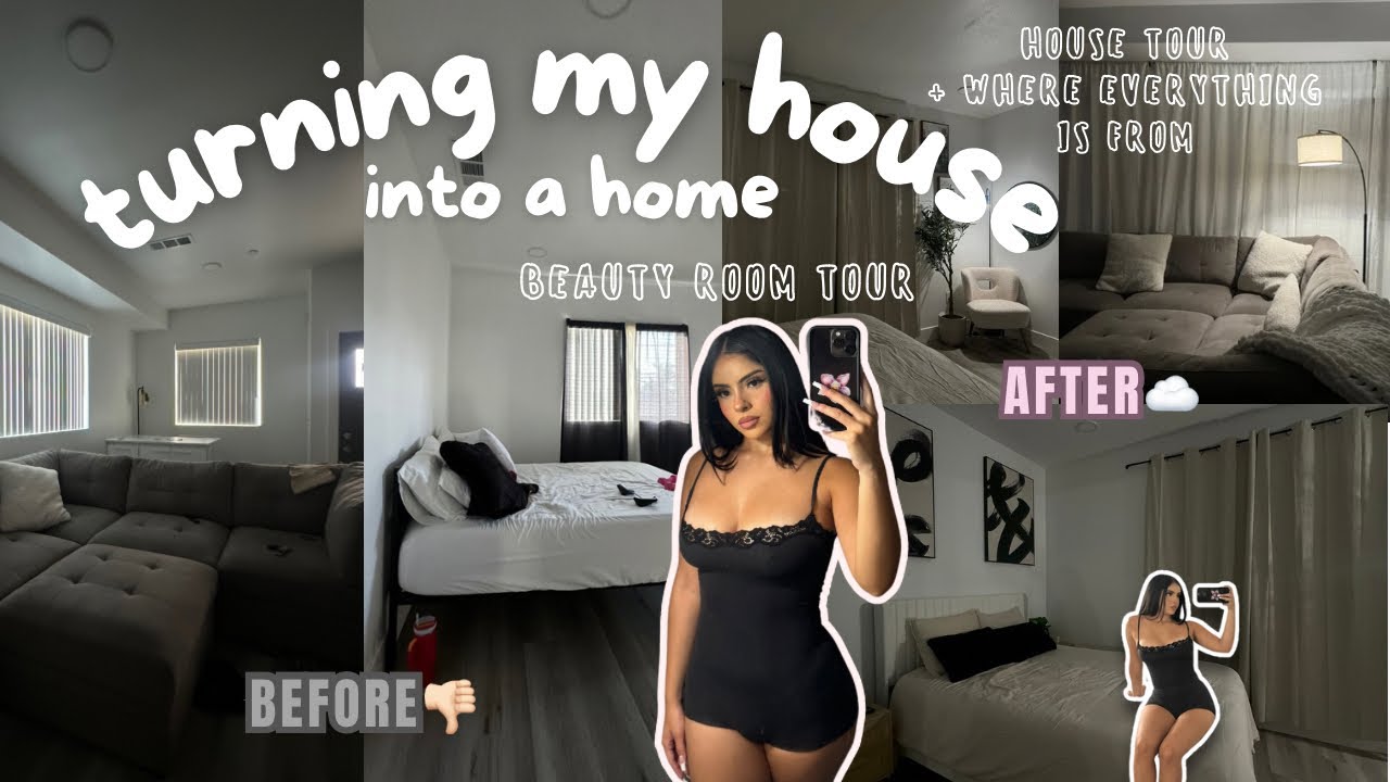 turning my house into a home| house tour - YouTube