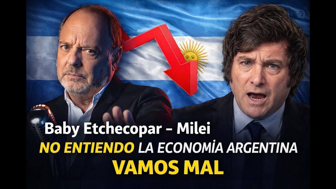 Baby Etchecopar - milei no entiendo la economia argentina vamos mal