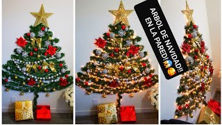 Diy 😱🥰como hacer un Árbol de Navidad fácil y económico/Diy dollar tree árbol de navidad $10 dolare