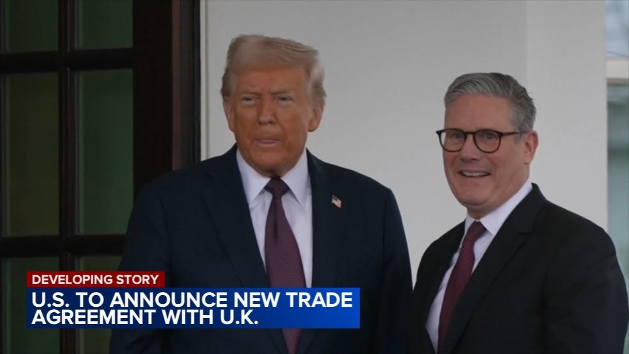 US and UK are expected to announce a trade deal that Trump says will ...