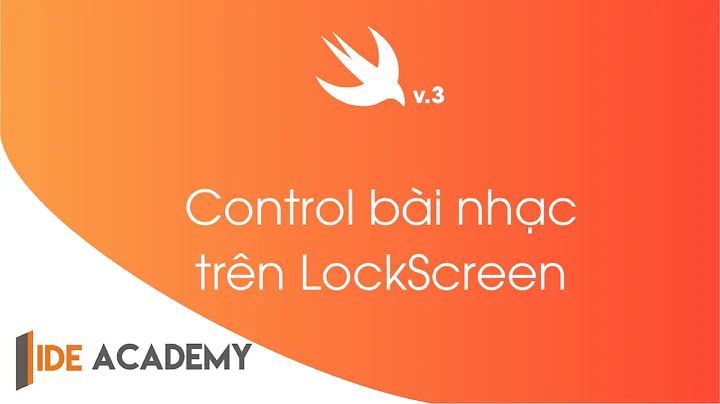 [App Music] 6. Remote Control in LockScreen