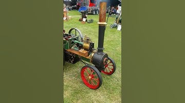 Steam powered traction engine scale model steam engine #shorts #youtubeshorts #tractor #asmr