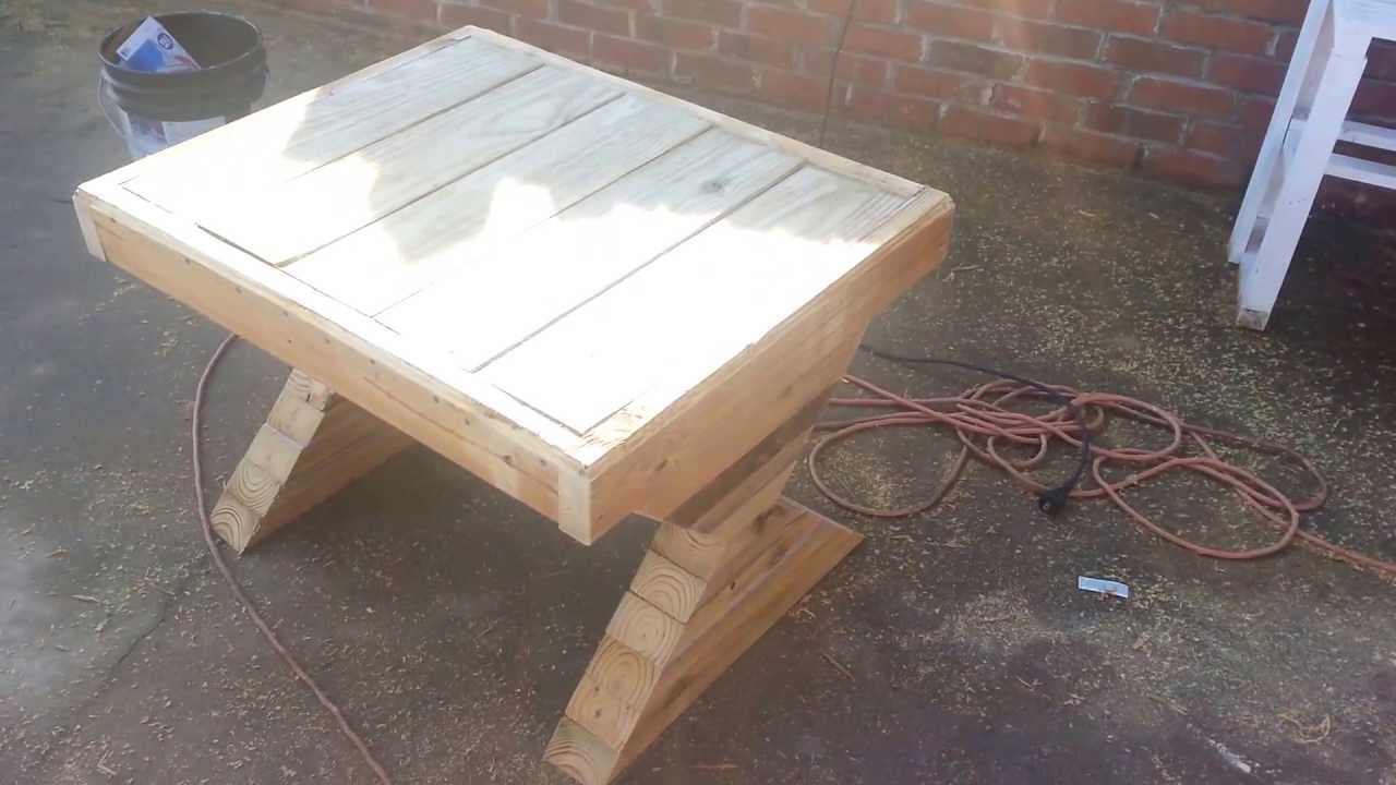 garden bench out of reclaimed wood - diy - youtube
