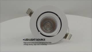 Elephant Trunk LED Downlight | Flexible Beam Control for Creative Lighting Spaces
