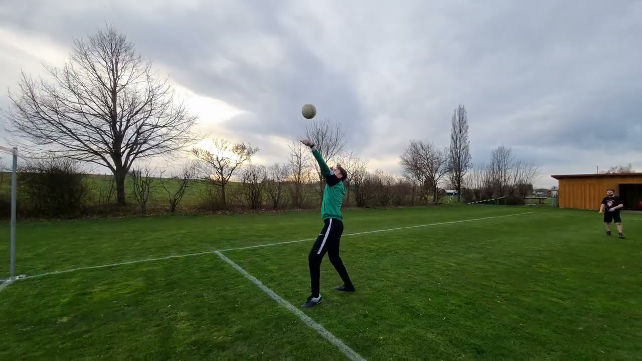 Fistball SVO first outdoor training.
