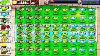 All Pea PvZ Vs Giga Gargantuar - Plants vs Zombies Hack