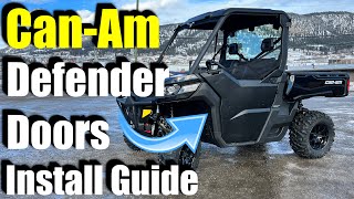 How to Install Doors on a Can-Am Defender / Half Door Panel Step-By-Step Guide screenshot 3
