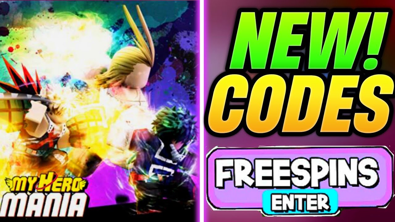 LEGENDARY!!!] MY HERO MANIA ALL *NEW CODES*, SPIN CODES & SECRET CODES FOR  APRIL 2023 
