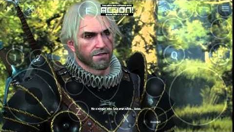 The Witcher 3 on Android using Remote Action!