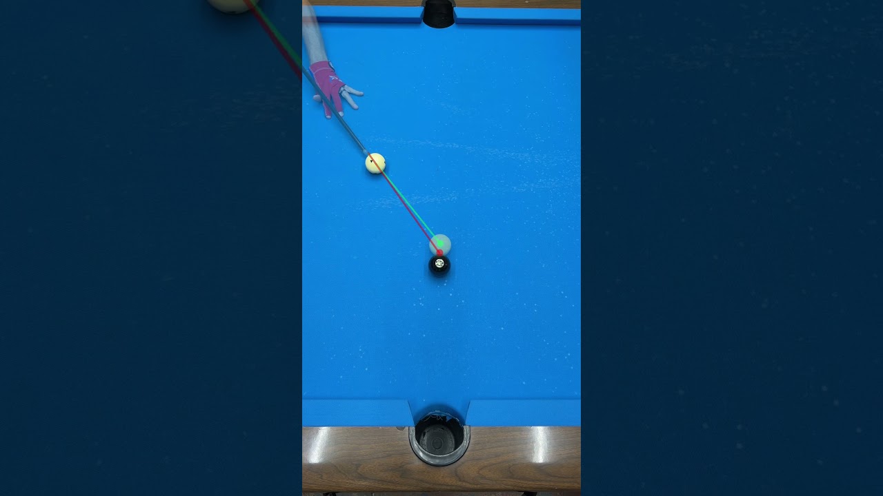 How to aim for cut shots in pool #8ballpool #9ball #billiards #tutorial #howto #pool #tips #foryou