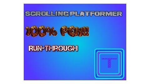 100% Pen Scrolling Platformer (Run-through)