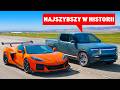 Rivian R1T o mocy ponad 1000 koni vs Corvette Z06: DRAG RACE