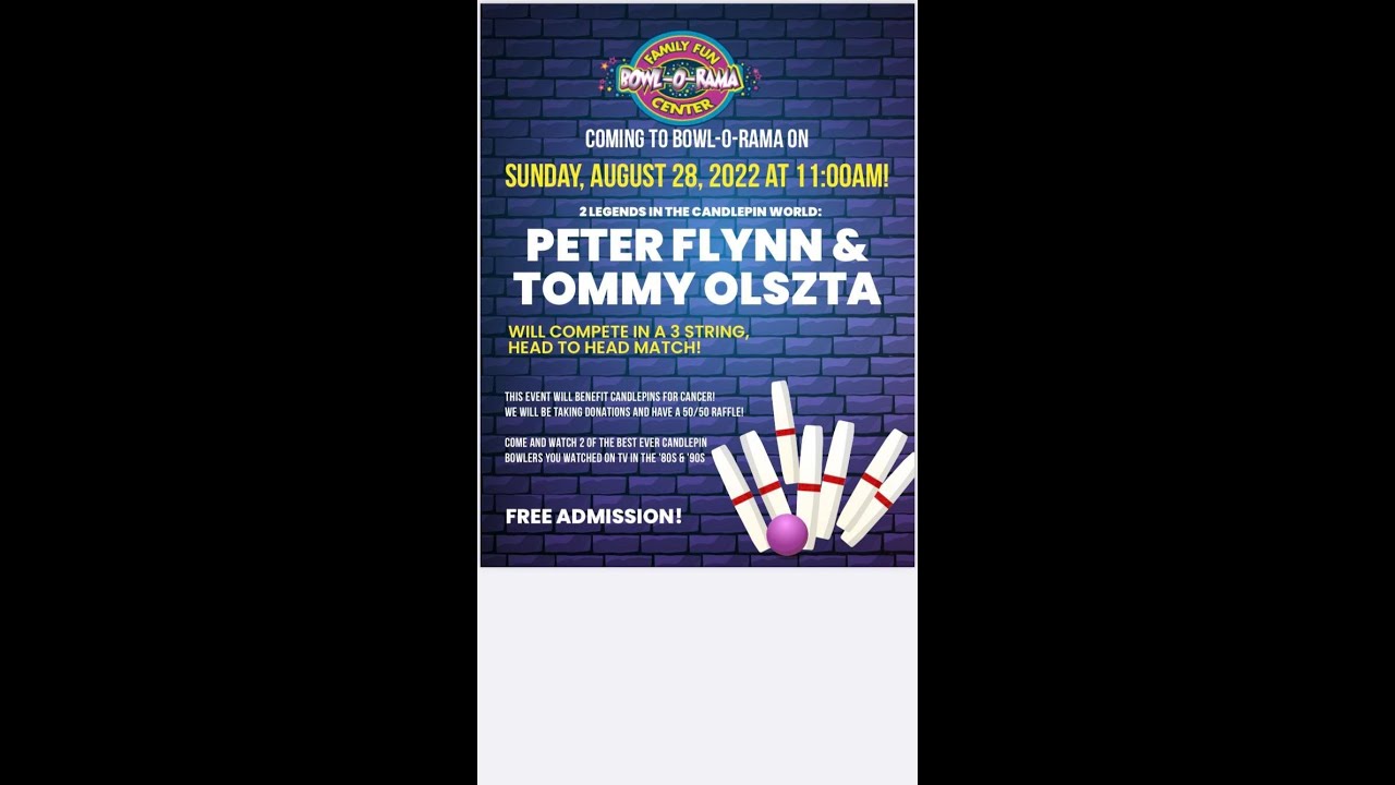 Tom Olszta v. Peter Flynn: Hall of Fame Charity Match