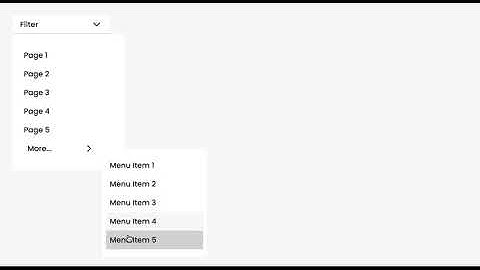 Nested Dropdown Menu #FigmaAdvanced