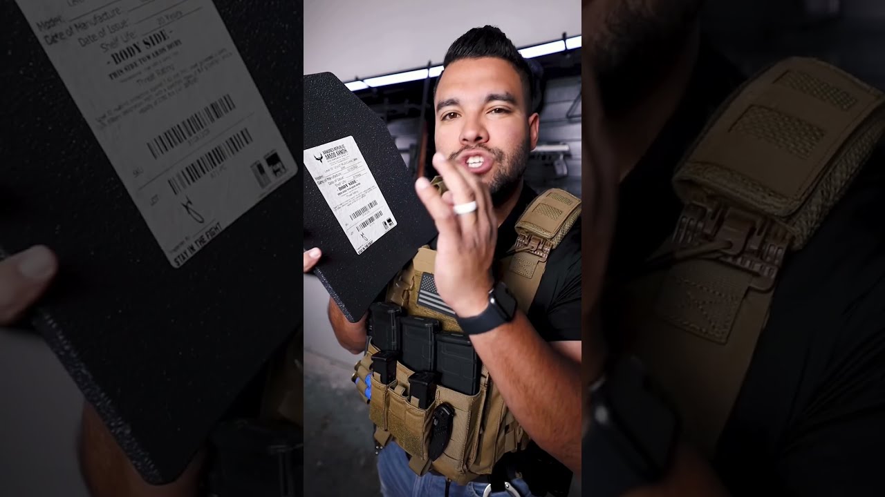 The Bullet Proof Plates I Use Inside My Vest 