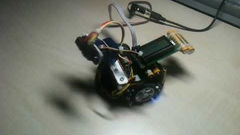 3pi with servo, laser and sharp sensor