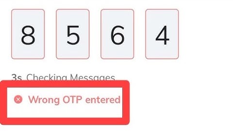 How to fix Wrong OTP entered problem solve in AJIO | AJIO Wrong OTP entered problem hataye