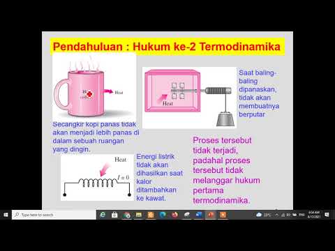 Video: Apa yang melanggar hukum kedua termodinamika?