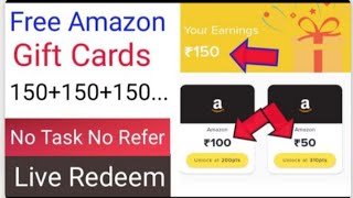 Jeeto Rewards App Redeem Proof || ₹150 gift cards/month || Free Amazon gift card app screenshot 4