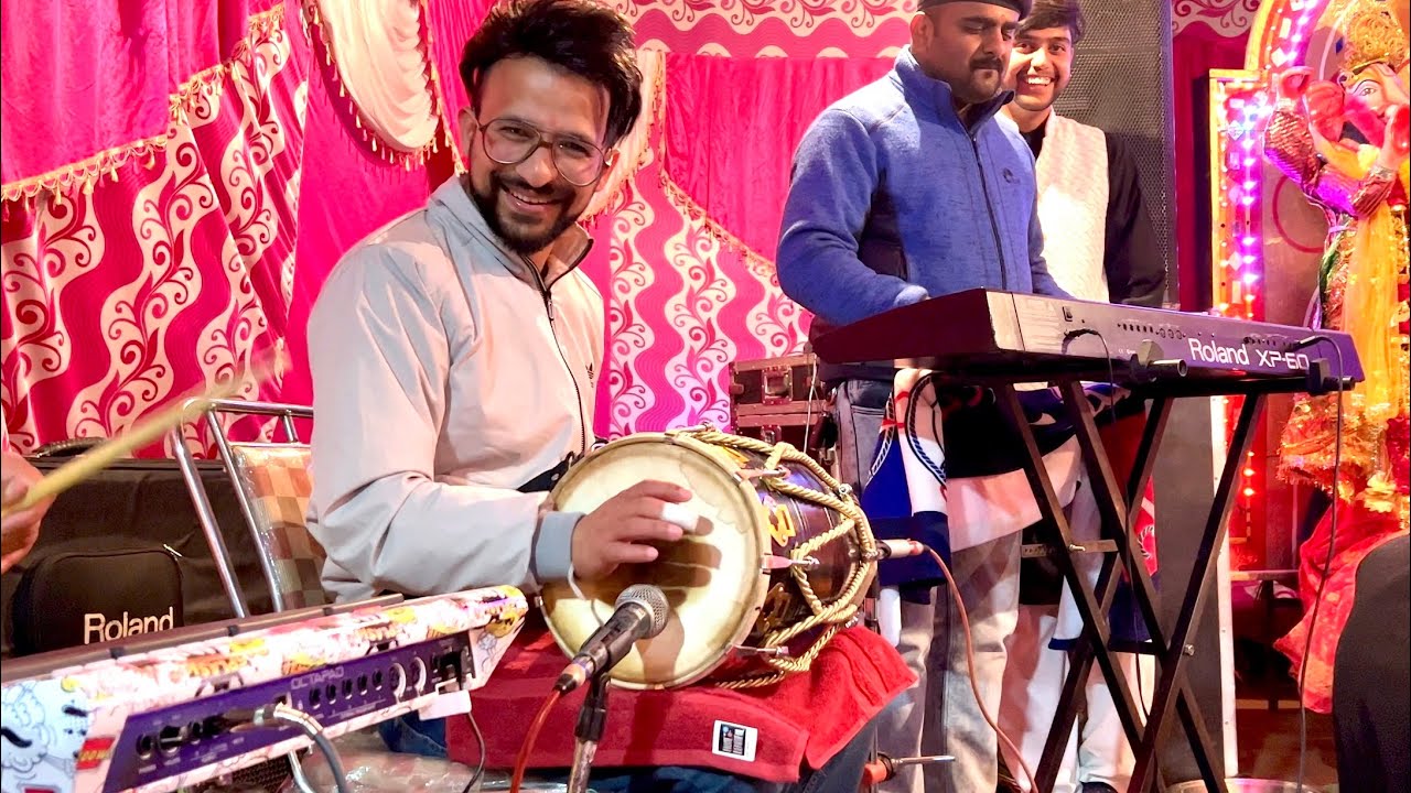 Live Jagran Dholak Performance By Anuj Lodhi Dholak Bajana Sikhe