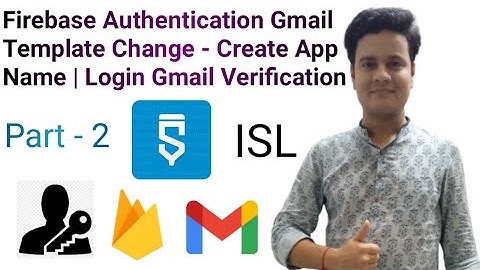 Firebase Authentication Gmail Template Change Create App Name | Login Gmail Verification | Part- 2 |