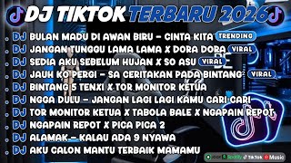 Download Lagu DJ TIKTOK TERBARU 2026🎵DJ BULAN MADU DI AWAN BIRU- CINTA KITA🎵DJ JANGAN TUNGGU LAMA LAMA X DORA DORA MP3