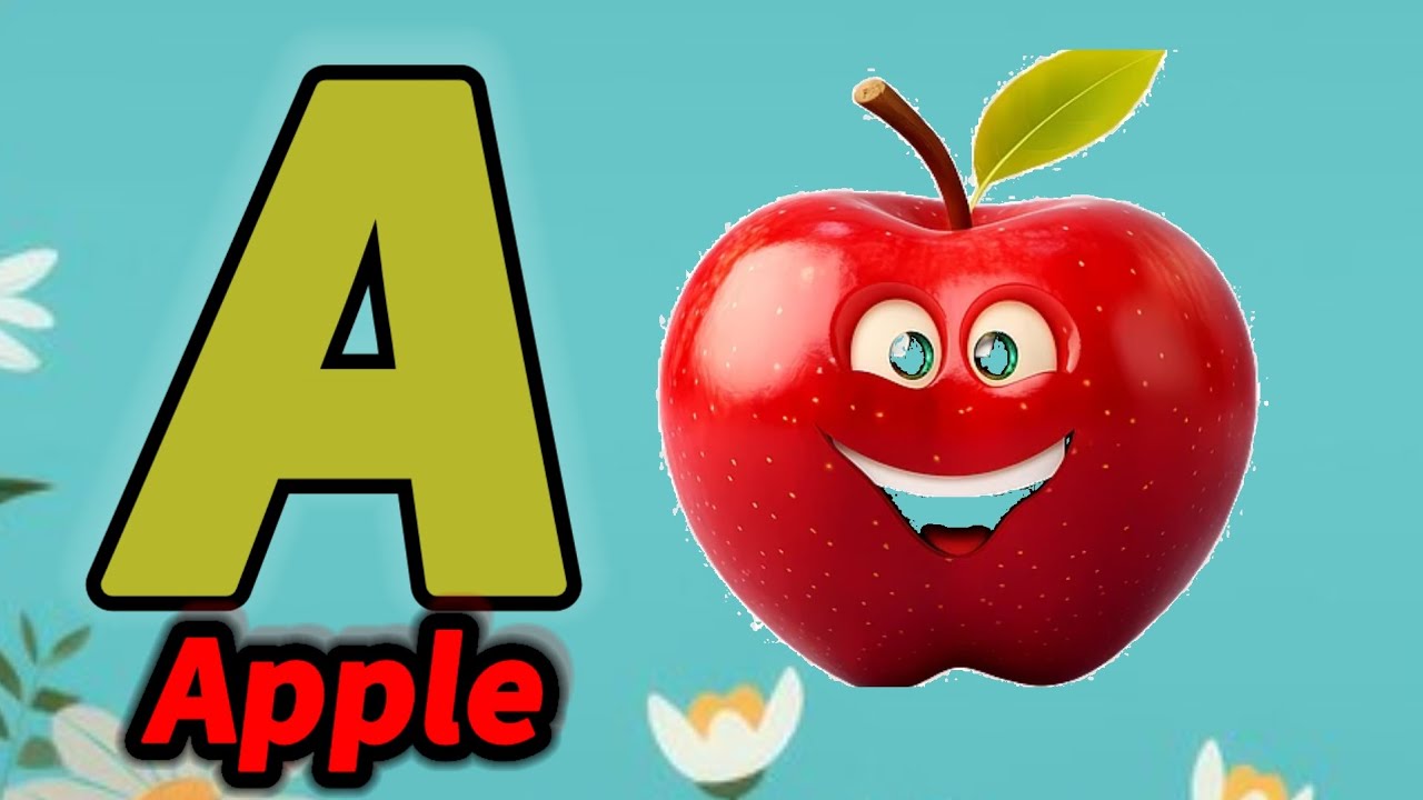 A for Apple B for Ball | ABC Song | Nursery Rhymes | ABC Alphabet Song ...