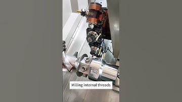 Amaizng! Milling internal threads on the turning and milling machine