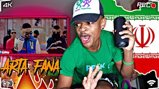 🇺🇸🇮🇷AMERICA REACTS🕺🏽 TO Arta - Fana (feat. Koorosh, Sephr Khalse & Saman Wilson)