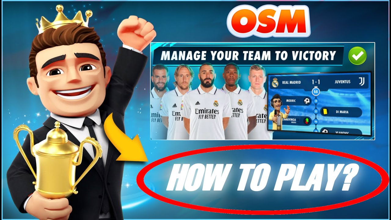 Play Online Soccer Manager OSM for free without downloads