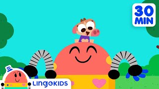 HELLO SONG 👋🎶 + Cowy's Favorite Music for Playtime 🪅 | Lingokids