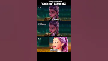 Golden 나라별 비교 Comparison Of The Word Golden Across Different Countries 
