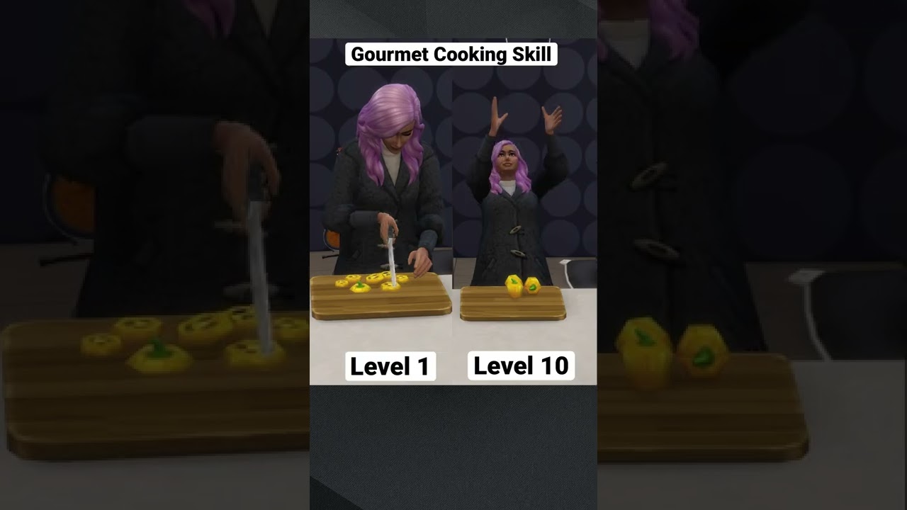 Exploring the Gourmet Cooking Skill Level 1 vs. Level 10 