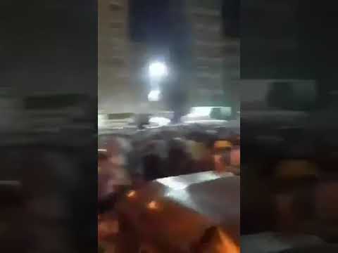 مظاهرات الليلة أمام قسم شرطة المنيب بمحافظة الجيزة في مصر بعد مقتل مواطن تحت التعذيب على يد الشرط