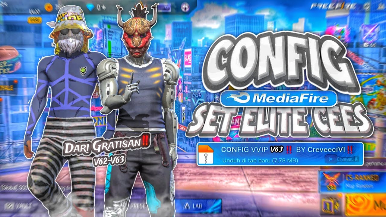 КОНФИГУРАЦИЯ FF‼️- НАБОР КОНФИГУРАЦИИ ELITE CS ДЛЯ ВСЕХ ПЕРСОНАЖЕЙ‼️РАБОТАЕТ FF MAX⁉️‼️НОВЕЙШАЯ В...