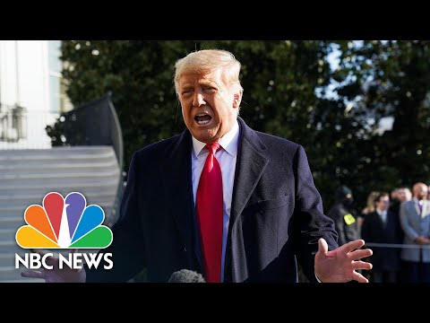 Trump Dismisses Impeachment As 'Ridiculous' And Calls For 'No Violence' | NBC News